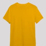 Plain Golden Yellow Unisex T-shirt