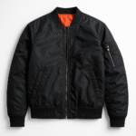 Men’s Stylish Black Bomber Winter Jacket