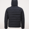 Black Hooded Winter Jacket for Men