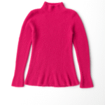 Women’s Winter Woolen High Neck Sweater | Full Sleeve | Warm & Stylish Solid Knitwear (Pink)