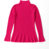 Women’s Winter Woolen High Neck Sweater | Full Sleeve | Warm & Stylish Solid Knitwear (Pink)