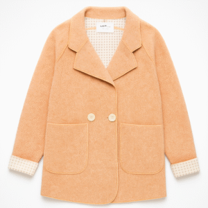 Premium Women’s Winter Coat – Warm & Stylish Woolen Long Sleeve Jacket with Pockets