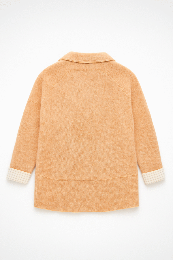 Premium Women’s Winter Coat – Warm & Stylish Woolen Long Sleeve Jacket with Pockets