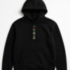 Stylish Black Unisex Hoodie with Colorful “COLORFUL” Print | Soft Cotton Blend Sweatshirt