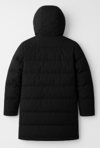 Men’s Premium Puffer Hooded Jacket | Warm Long Coat for Cold Weather | Stylish Casual Outerwear