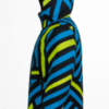 Trendy Multicolor Geometric Printed Winter Hooded Jacket for Men | Stylish Warm Wear