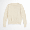 Women’s Cream Woolen Sweater | Soft Warm Winter Wear