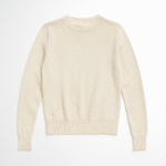 Women’s Cream Woolen Sweater | Soft Warm Winter Wear