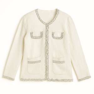 Women’s Stylish Off-White Winter Sweater | Soft Woolen Warm Pullover