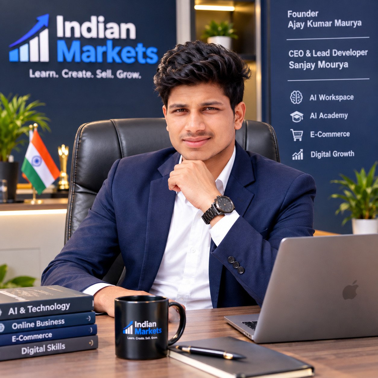 Sanjay Mourya, CEO and Lead Developer of Indian Markets
